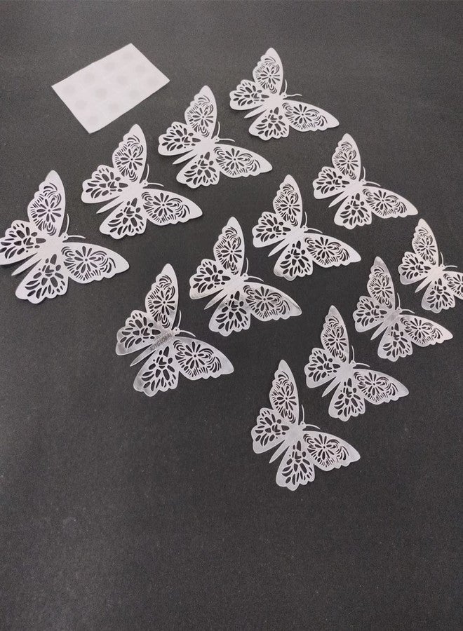 JoyGlobal Butterfly with Sticking Pad - Design 1 (Silver) - Image 2